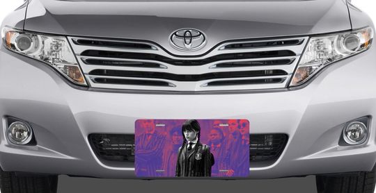 Wednesday Addams Solo License Plate