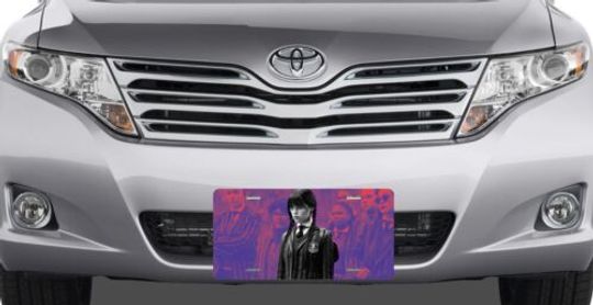 Wednesday Addams Solo License Plate