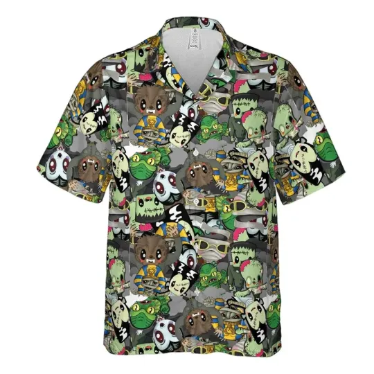 Discover Monster Mash Hawaiian Shirt