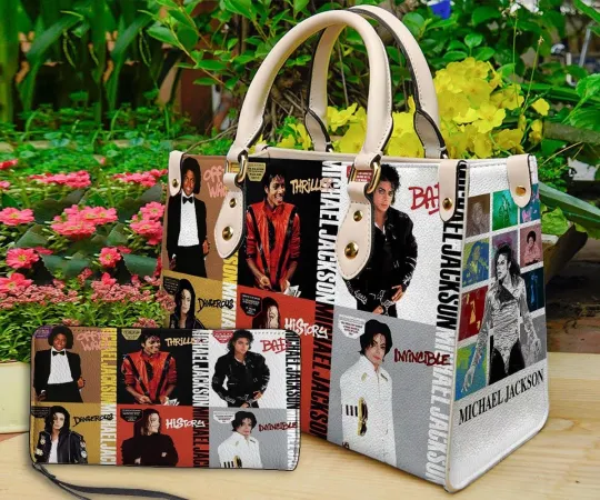Discover Michael Jackson Leather Handbag for Accessories and Bags