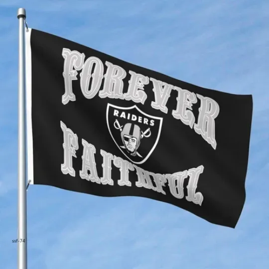 Discover Las vegas Raiders Forever Faithful Fans Flag Banner Decorative Flags