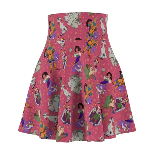 Discover Hunchback of ND Women's Skater Skirt, Gift for Her