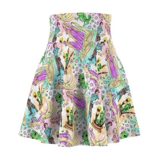Discover Tangled Women's Skater Skirt, Gift for Her