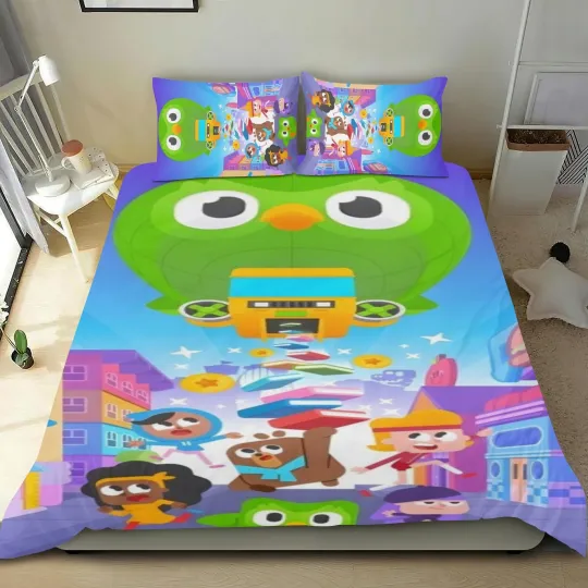 Discover 3-Piece Kids Bedding Set with Duvet Cover All Season Soft