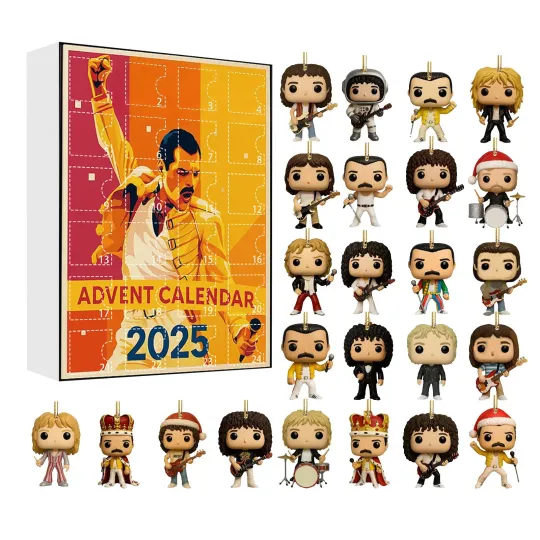 Discover 2025 Queen Musical Character Advent Calendar 24 Day Countdown Fans Collectible