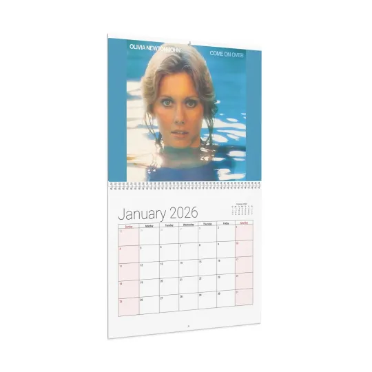 Discover Olivia Newton-John 2026 Wall Calendar - Home Decor, Music Fan Gift, Monthly