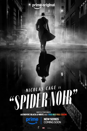 Discover 2026 Spider-Noir Movie Poster 11X17 Nicolas Cage Ben Reilly Marvel Comics