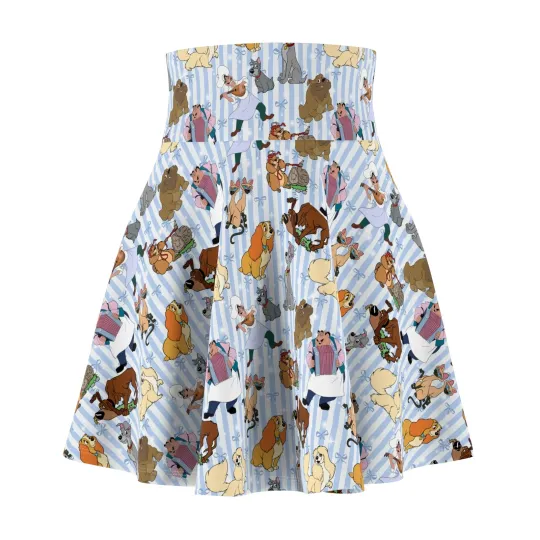 Discover Lady & The Tramp Women's Skater Skirt, Gift for Her