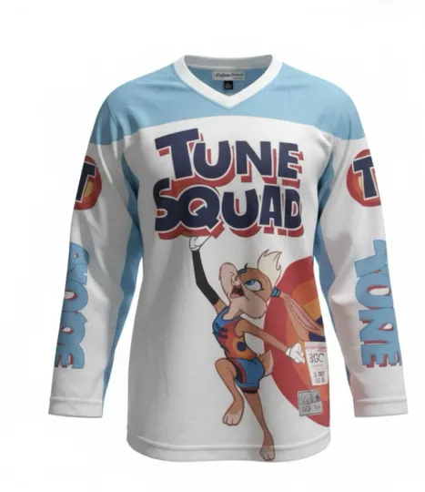 Discover New Men's Hockey Jersey Tune Squad Lola Bunny Headgear