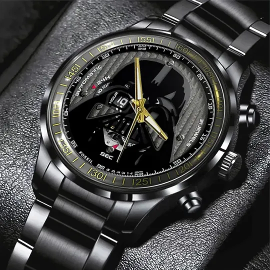 Discover Star Wars x Darth Vader Black Stainless Steel Watch