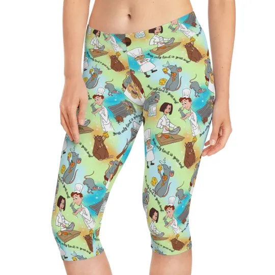 Discover Ratatouille Women's Capri Leggings, Gift for Her
