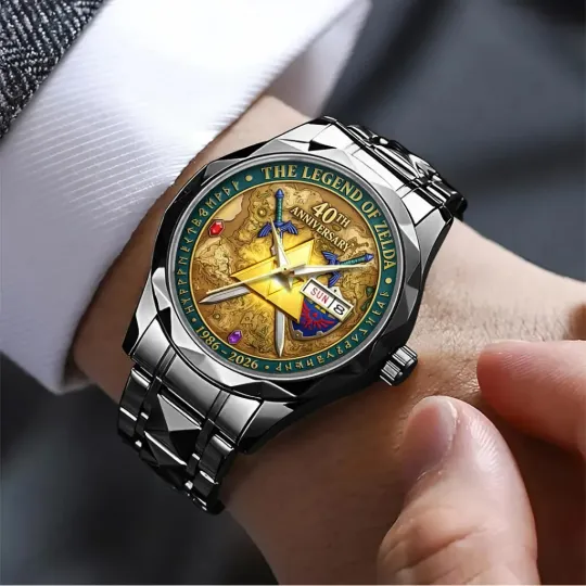 Discover Zelda 40th Anniversary Alloy Luxury Quartz Watch