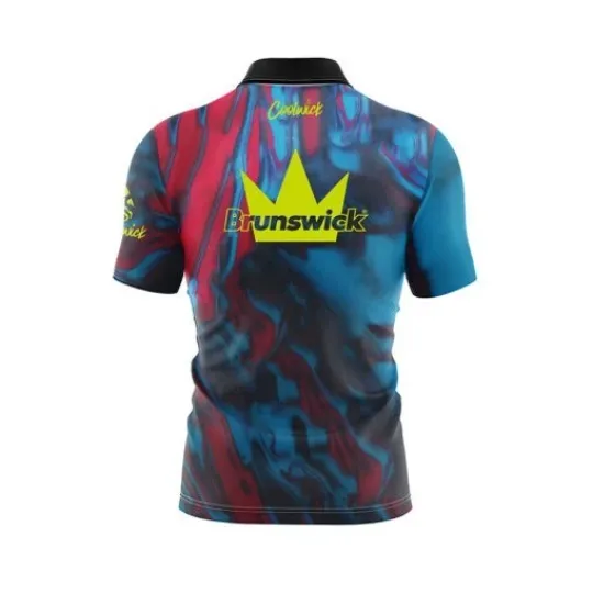 Discover Custom Name Brunswick Energize Bowling Jersey Shirts S-5XL