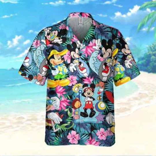 Mickey Mouse Disney Hawaiian Shirt, Disney Aloha Shirt