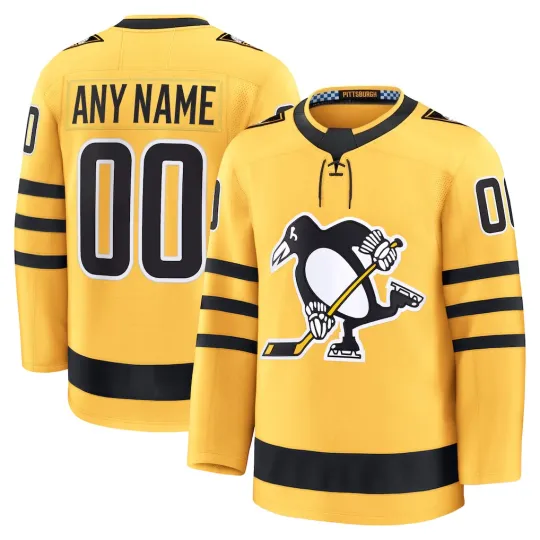 Discover Custom Men's Gold 2025-26 Alternate Player Hockey Jersey