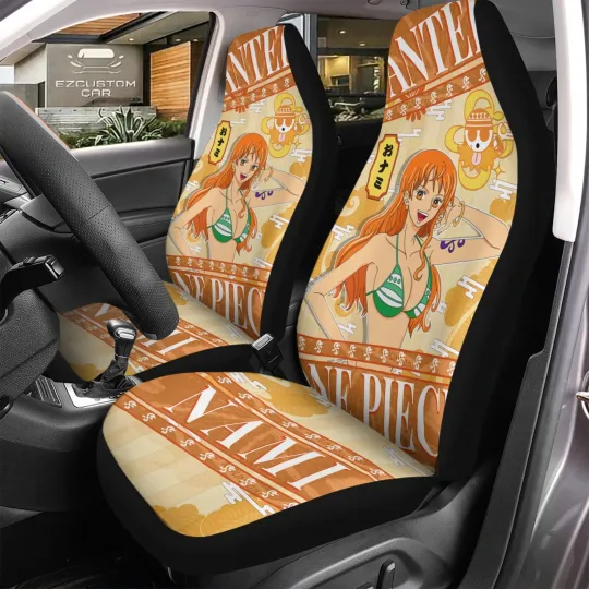 Discover One Piece Nami Custom Car Seat CoversCar Accessories Set Of 2 Unive