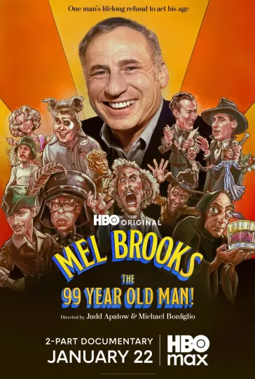 Discover Mel Brooks - The 99 Year Old Man! Poster, Premium Matte Vertical, Home & Living