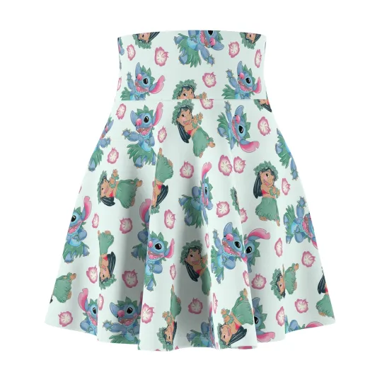 Discover Lilo & Stitch Women's Skater Skirt, Gift for Her