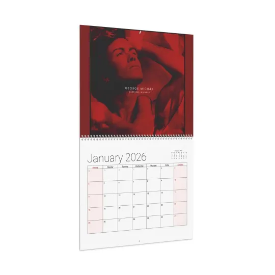 Discover George Michael 2026 Wall Calendar - Home Decor, Music Fan Gift, Monthly