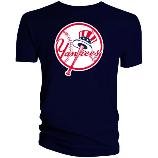 Discover NY Yankees Logo T-Shirt Men Baseball NYC