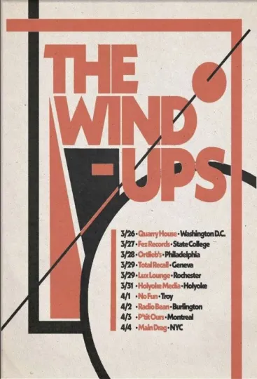 Discover The Wind Postal Service Spring Tour 2026 Vertical Poster