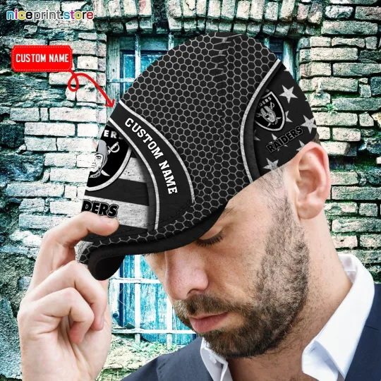 Discover Las Vegas Team Raiders Jeff Cap football Jeff Cap Driving Cap Golf Cap For Men