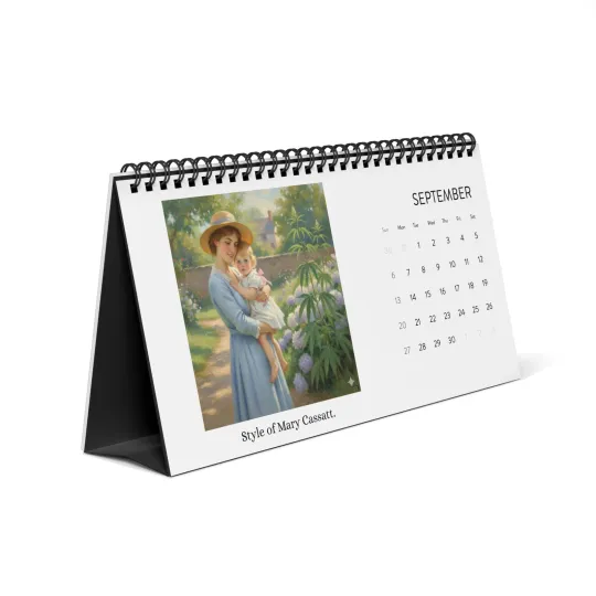 Discover Cannabis Hemp Art Masters 2026 Desktop Calendar