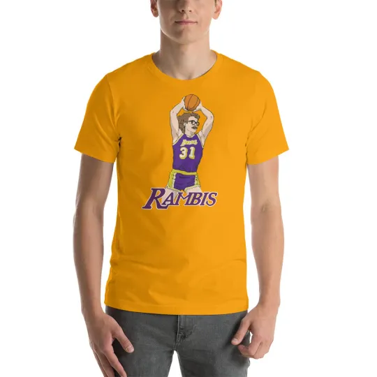 Discover Kurt Rambis Basketball Fan Art Graphic T-Shirt Unisex