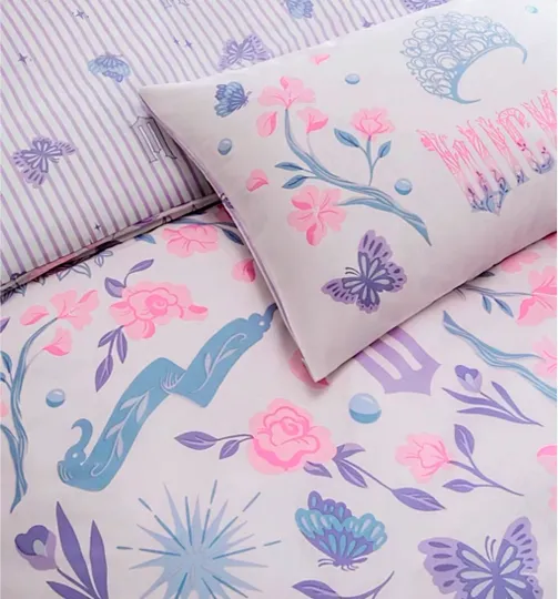 Discover WICKED Glinda Reversible Duvet Cover Set Bedding George Asda