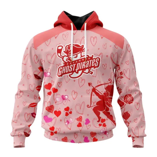 Discover Personalized Savannah Ghost Pirates Hoodie Special Valentines Day