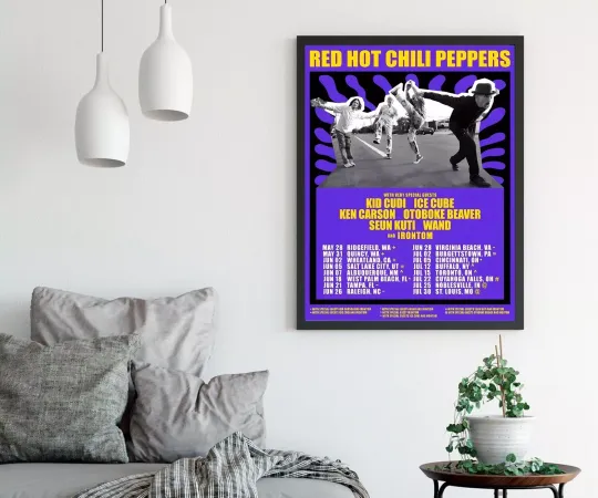 Red Hot Chili Peppers Tour 2024 Poster