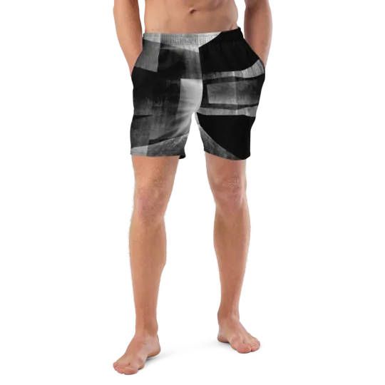 Discover Geometric Abstract Men's Swim Trunks