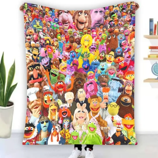 Discover Muppet All Characters Fleece Blanket