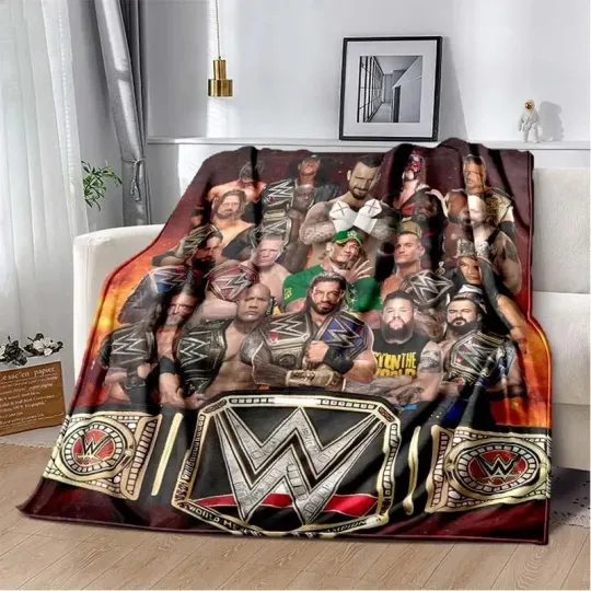 Discover Pro Wrestling Champion Fleece Blanket