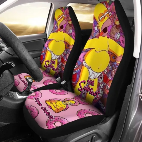 Discover The Simpson Cartoon Car Seat Covers for Car