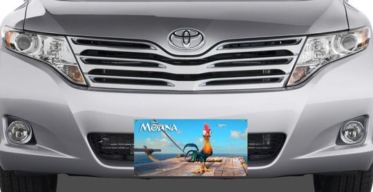 Disney Moana - Hei Hei Chicken License Plate