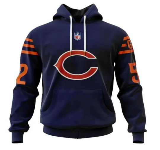 Discover Chicago Football Team Bearss 3D Hoodie, Unisex Adults