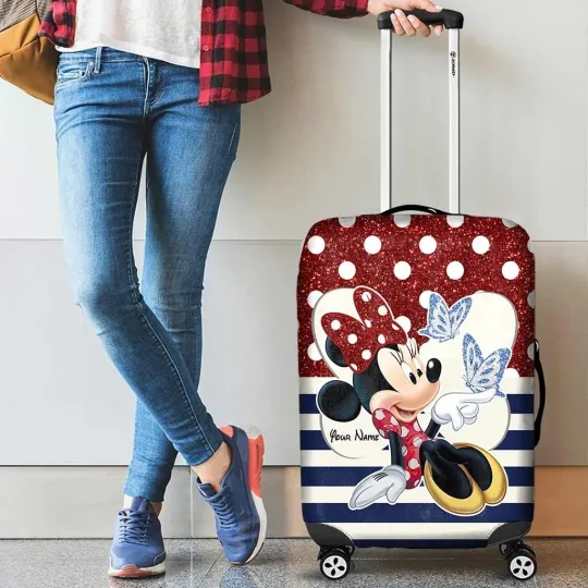 Discover Personalized Disney Minnie Mouse Luggage Cover