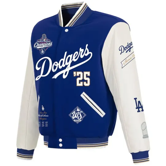 Discover 2025 Los Angeles Dodgers World Series Champions  Baseball Jacket