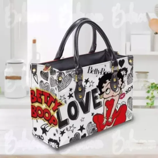 Betty Boop Handbag, Cartoon Betty Boop Gift Handbag, Gift for Girl, For Mom