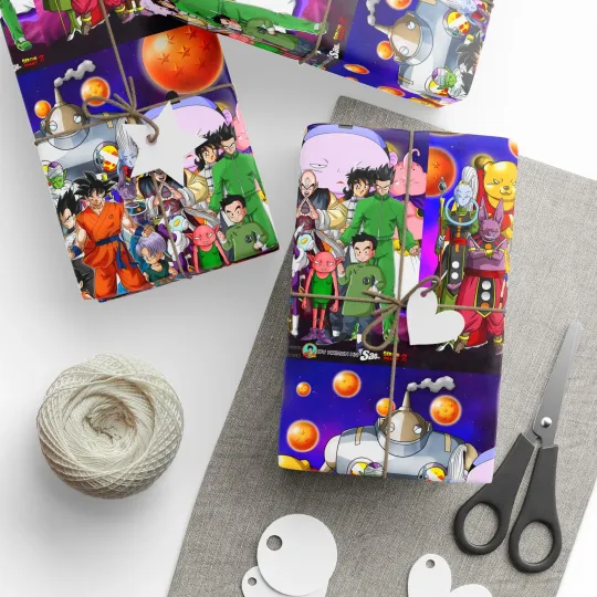 Discover Dragon Ball Z DBZ Anime Cartoon Wrapping Papers, Christmas Holiday Present Birthday Gift