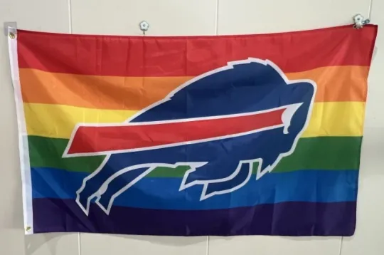 Discover Buffalo Bills Pride ft Football House Flag Banner