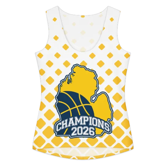 Discover Michigan Champions Basketball 2026 College Women's 3D Tank Top