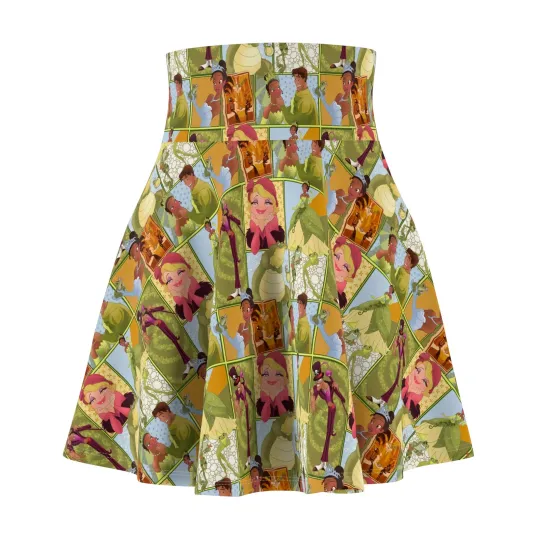Discover The Princess & The Frog Women's Skater Skirt, Gift for Her