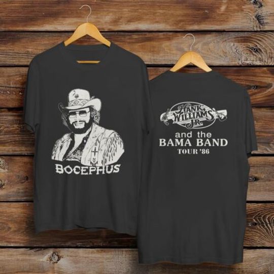 Hank Williams Jr. Bocephus Tour T-Shirt Vintage Style Gift For Men Women All