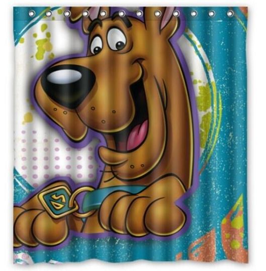 Scooby Doo Shower Curtain, Cartoon Bathroom Decor