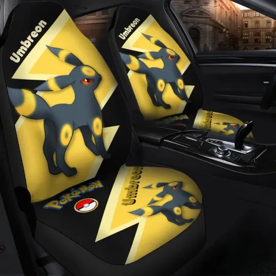 Discover Umbreon Eevee Evolution Car Seat CoversCovers Universal Set Of 2 Unive