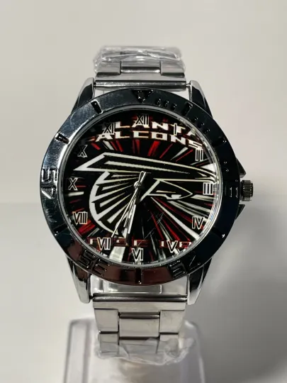Discover Atlanta Falcons Logo Men's Stainless Steel Watch