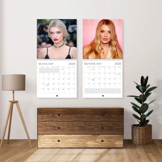 Discover Lily Donaldson 2026 Wall Calendar, 12-Month Celebrity Photo Calendar