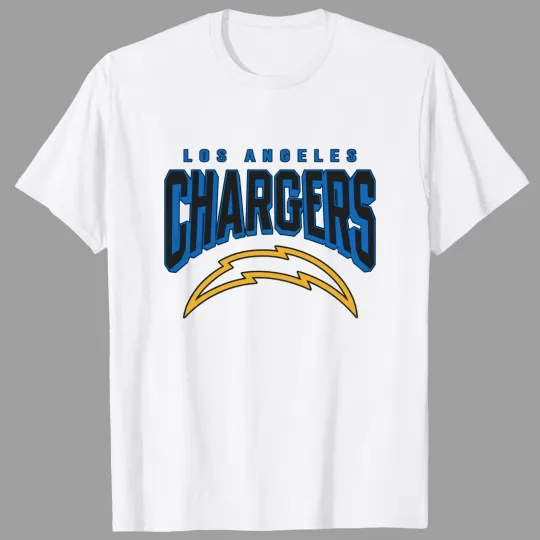 Discover Los Angeles Chargers Team Football Team T-Shirt, Gift for Fan